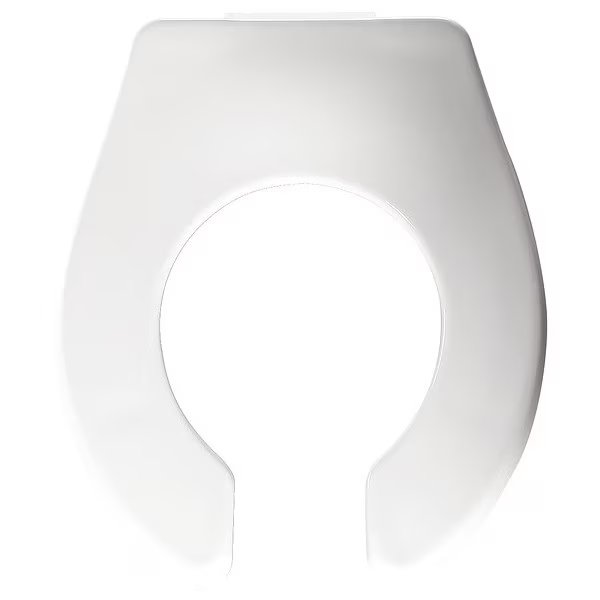 Toilet Seat, Without Cover, Plastic, Child, White, Bemis, Mfr#: BB955CT