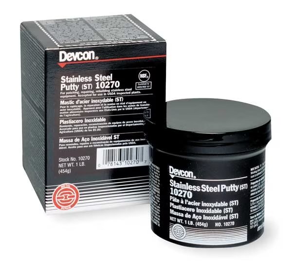 Gray Putty, 1 lb. Can, Work Life: 58 min, Devcon, Mfr#: 10270