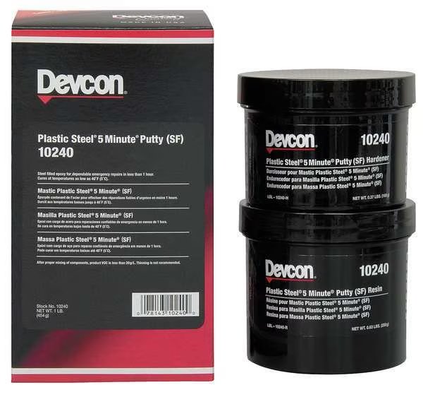 Dark Gray Putty, 1 lb. Can, Devcon, Mfr#: 10240