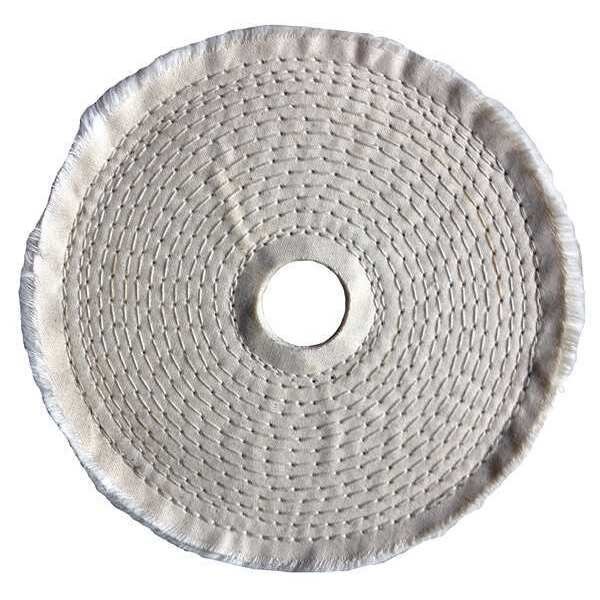 Buffing Wheel, Spiral Sewn, 6 In Dia., EnjoyTool Select, Mfr#: 5A724