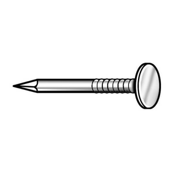 Roofing Nail, 1 in L, 2D, Steel, Electro Galvanized Finish, 11 ga, 267 PK, EnjoyTool Select, Mfr#: 4NEY2