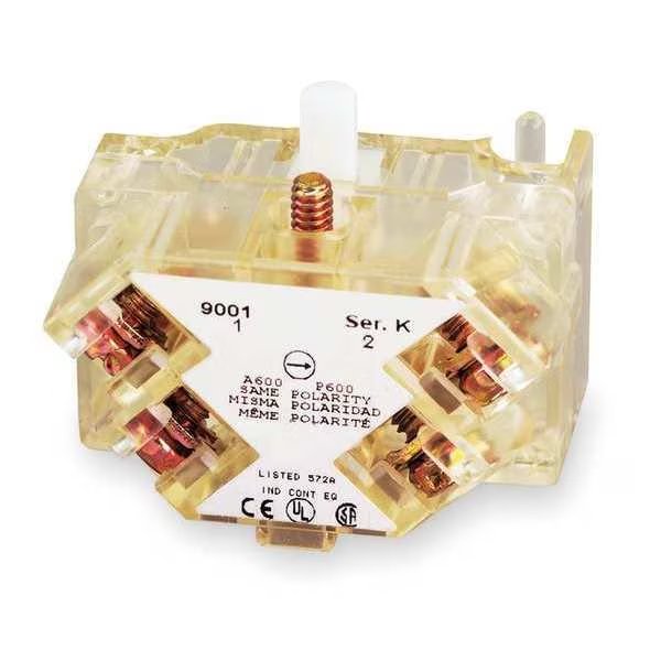 Contact Block, 1NC/1NO Late Open, 30mm, Schneider Electric, Mfr#: 9001KA4