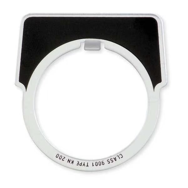 Legend Plate, Manual/Auto, Black, Schneider Electric, Mfr#: 9001KN343