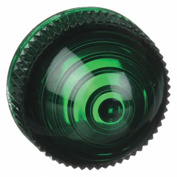 Pilot Light Lens, 30mm, Green, Plastic, Schneider Electric, Mfr#: 9001G9
