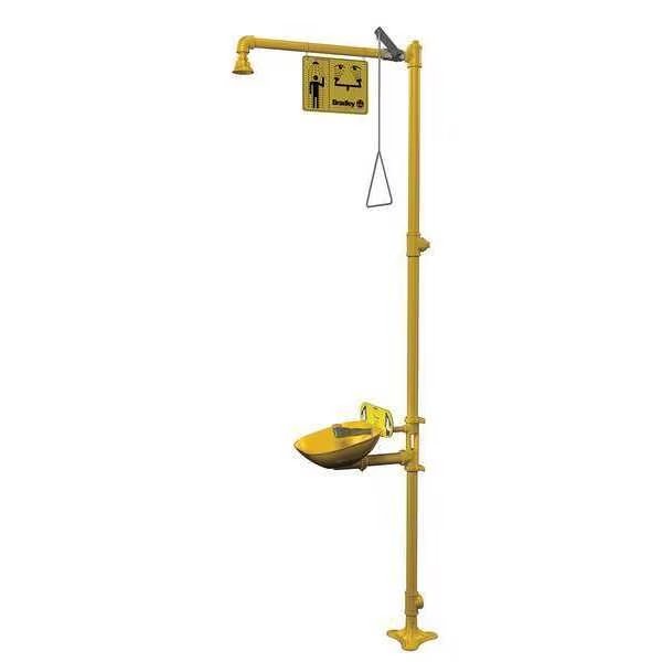 Safety Shower and Eyewash, Bradley, Mfr#: S19314EW