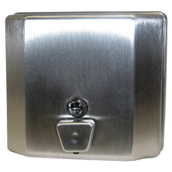 Soap and Lotion Dispenser, 47 oz, Silver