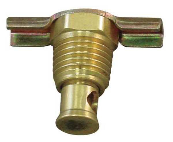 Drain Cock, Brass, MNPT, 3/8 In, Weatherhead, Mfr#: 6D911
