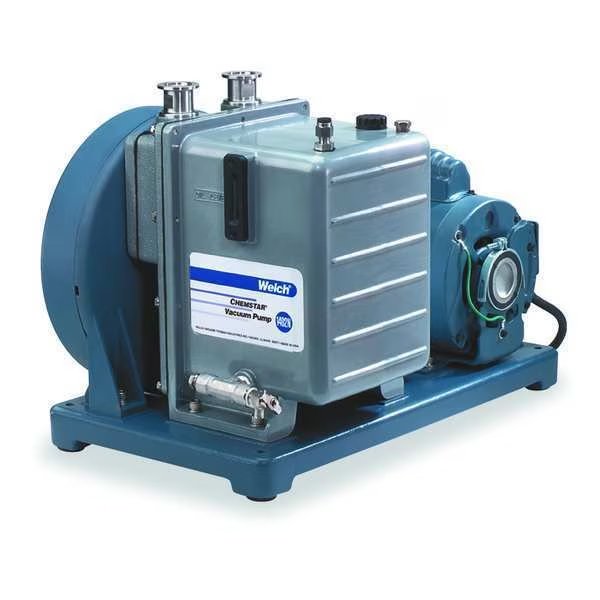 Vacuum Pump, 1/2 HP, 5.6 cfm, 115/230V, Welch, Mfr#: 1402N-01
