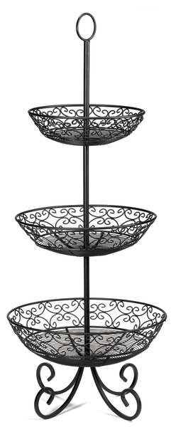Mediterranean Basket, 3 Tier, Tablecraft, Mfr#: BKT3