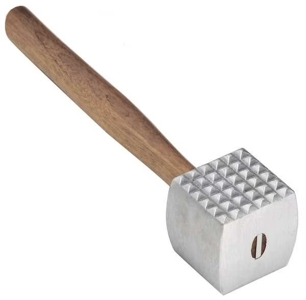 Meat Tenderizer, Wood Handle, Tablecraft, Mfr#: 3016