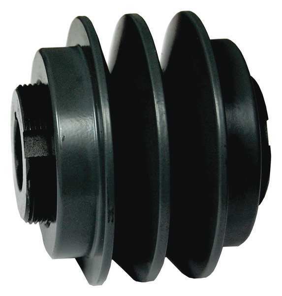 7/8" Fixed Bore 2 Groove Variable Pitch Pulley 3.25" OD, Essick Air, Mfr#: 110290