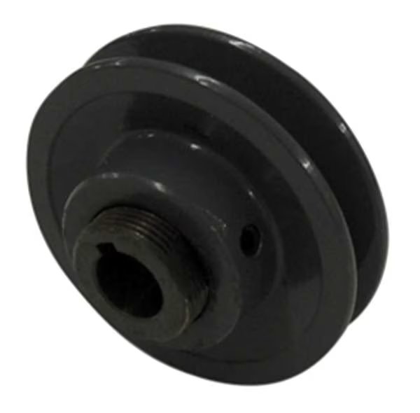 1-1/8" Fixed Bore 2 Groove Variable Pitch Pulley 3.5" OD, Essick Air, Mfr#: 110291