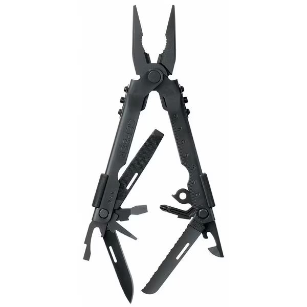 Needle Nose Multi-Tool, Black, 14 Tools, Gerber, Mfr#: 47550