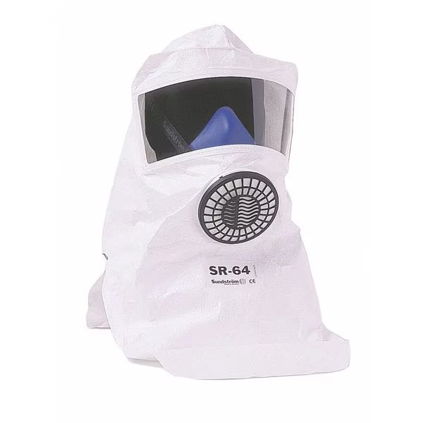 Hood, Universal, White, For SR200, SR100, Sundstrom Safety, Mfr#: SR 64