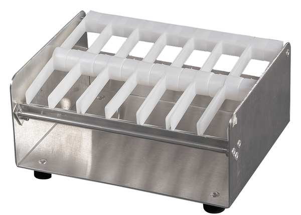 Label Dispenser, Metal, Silver, 9-1/2 In. L, Daymark, Mfr#: 110806