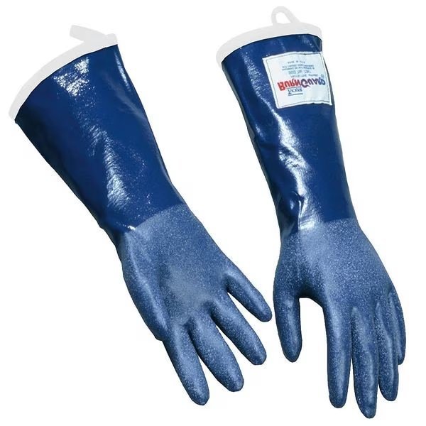 Steam Resistant Gloves, Blue, L, Rubber, PR, Daymark, Mfr#: 92204