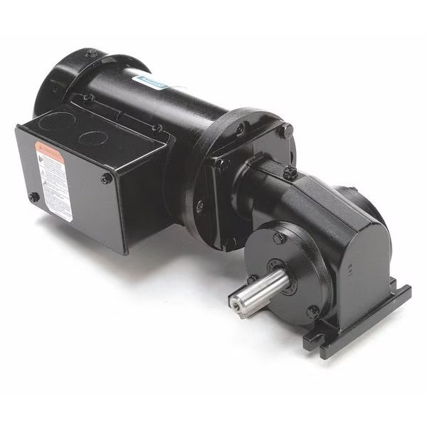 AC Gearmotor, 138.0 in-lb Max. Torque, 86 RPM Nameplate RPM, 208-230V AC Voltage, 3 Phase, Leeson, Mfr#: M1145129.00