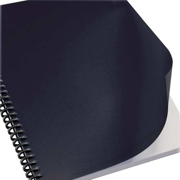 Binding Covers, Leatherette, Black, PK100, Sircle, Mfr#: 1330549A
