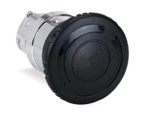 Push Button operator, 22 mm, Black, Schneider Electric, Mfr#: ZB4BS52