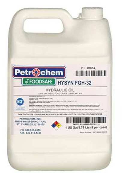 1 gal Jug, Hydraulic Oil, 32 ISO Viscosity, 10W SAE, Petrochem, Mfr#: HYSN FGH-32-001