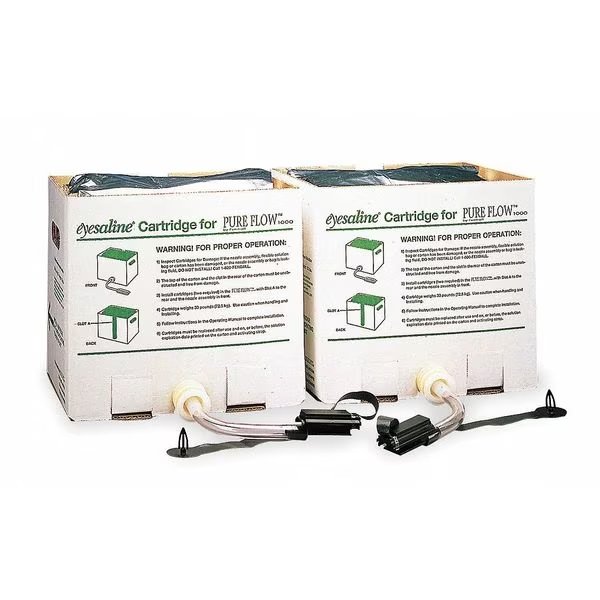 Eyewash Cartridge, 3.5 Gal Capacity, For Use With Fendall Pure Flow 1000 Eyewash Stations, 2 Pack, Honeywell, Mfr#: 32-001050-0000-H5