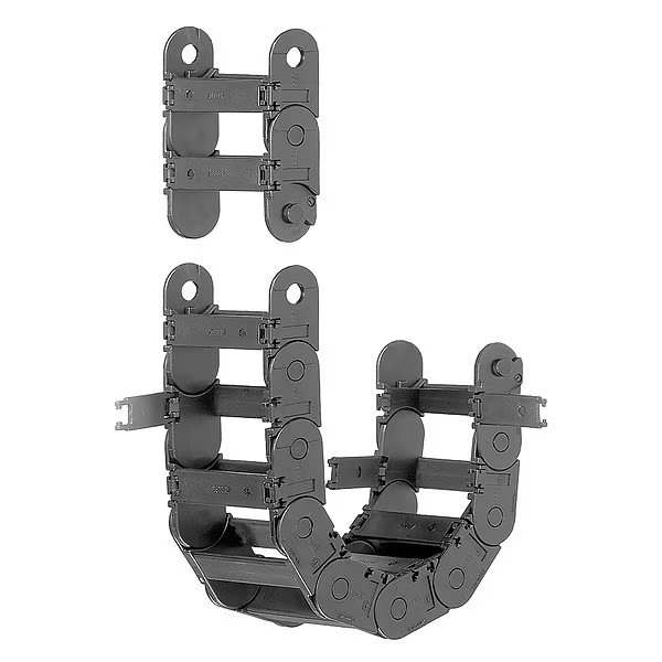 Cable Carrier, Med, Open, OW4.69In / 119mm, Igus, Mfr#: 250-10-055-0-4
