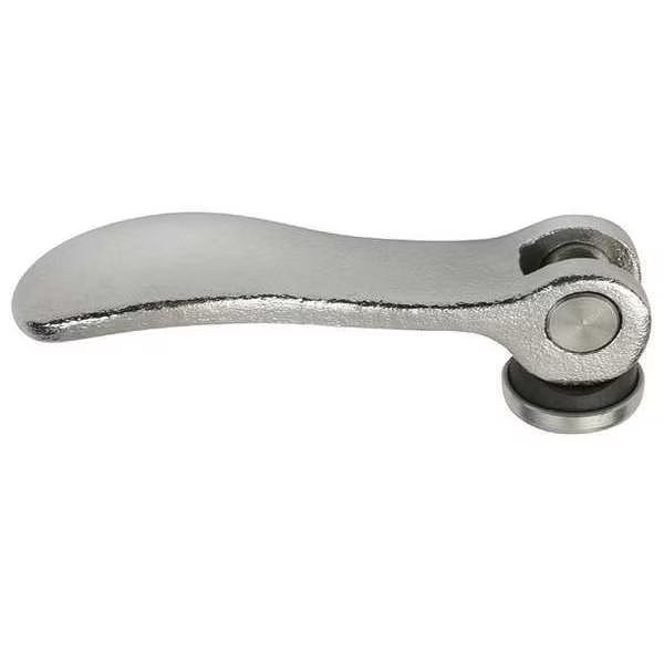 Cam Lever, Stainless Steel Electropolished, Size: 2, D=5/16-18, A=96, B=33, 3, Comp: Stainless Steel, Kipp, Mfr#: K0645.25120A3
