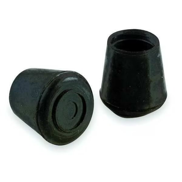 Protective Leg Tips, Slip-On, Round, PK24, Floor Surface Type: Hard Surfaces, EnjoyTool Select, Mfr#: 6J568