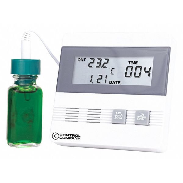 Digital Thermometer, -58 Degrees to 158 Degrees F for Wall or Desk Use, Traceable, Mfr#: 4305