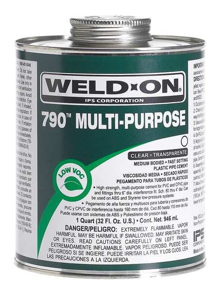 Multi-Purpose Clear Medium Bodied Pint, Weld-On, Mfr#: 13989