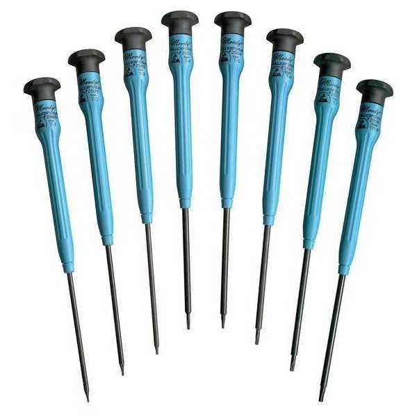 ESD Screwdriver Set, Star, 8 Pc, Moody Tool, Mfr#: 58-0451