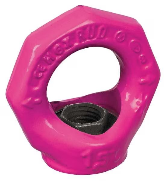 Hoist Ring, 0 Pivot, 660 lb.Load Cap., Rud Chain, Mfr#: 7992989