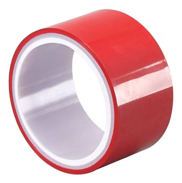 Metalized Film Tape, Red, 2 In. x 5 Yd., Tapecase, Mfr#: 15D440