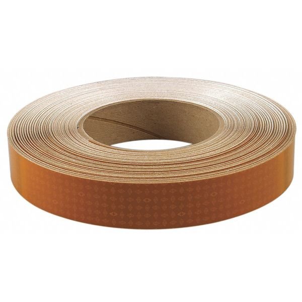 Reflective Tape, W 1 In, SB Yellow, Oralite, Mfr#: 18670