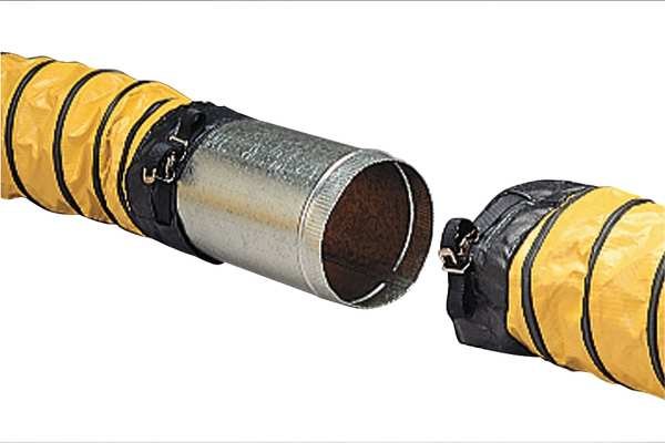 Ventilation Duct Connector, 20 In, Allegro Industries, Mfr#: 9650-01