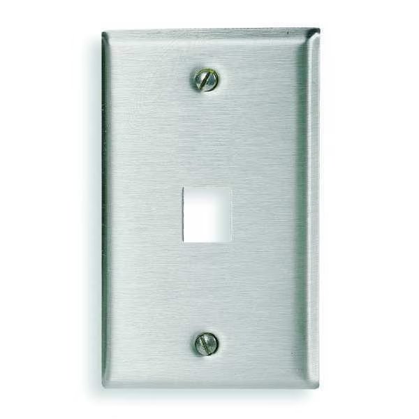 Faceplate, 1 Port, Hubbell Premise Wiring, Mfr#: SSF11