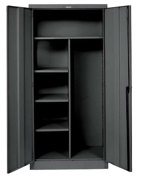 20 ga. ga. Steel Storage Cabinet, 36 in W, 78 in H, Stationary, Hallowell, Mfr#: 855C24ME