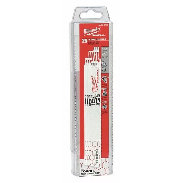 9" 18 TPI The Torch SAWZALL Blades (25 Pk), Milwaukee Tool, Mfr#: 48-00-8788