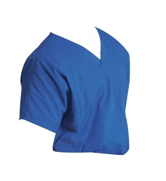 Scrub Shirt, 2XL, Blue, Unisex, Scrub Zone, Mfr#: 71221