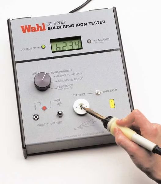 Soldering Iron Tester, Degree F, 110V, Wahl, Mfr#: ST2200F-110