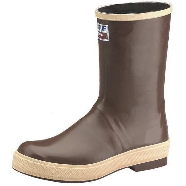 Size 13 Men's Plain Rubber Boot, Brown, Xtratuf, Mfr#: 22172G/13