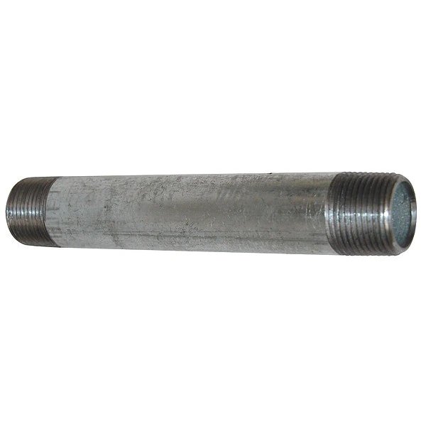 1/8" MNPT x 5-1/2" TBE Galvanized Steel Pipe Nipple Sch 40, Max. Pressure: 500 psi, EnjoyTool Select, Mfr#: 5P996