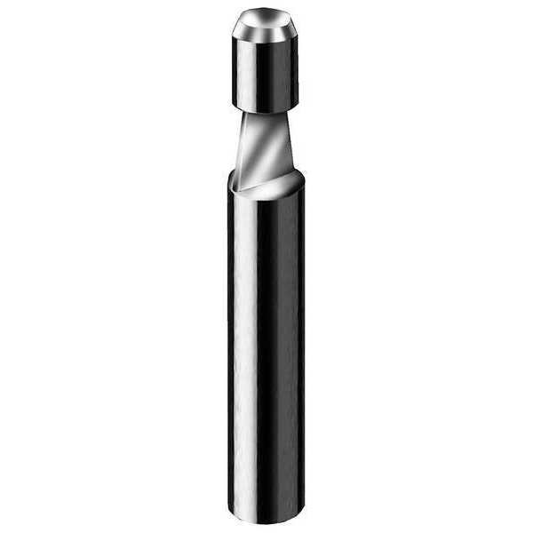 Router Bit, SC, 1/4 D, 1/4 Cut L, 1 Flute, Onsrud, Mfr#: 27-00
