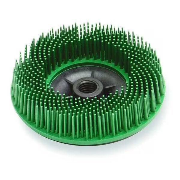 4.5" dia. Green 50 grit Ceramic Bristle Disc, Scotch-Brite, Mfr#: 61500139011