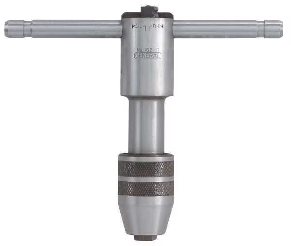 Tap Wrench, Ratcheting, Rev, 12 to 1/2 In, General Tools, Mfr#: 162R