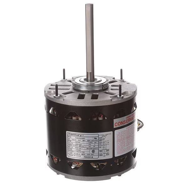 Motor, PSC, 3/4 HP, 1075,208-230V, 48Y, Open, Century, Mfr#: FD6001A