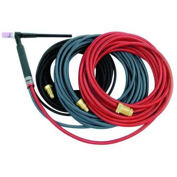 Torch Kit, W-250, 25 ft., Braided, Miller Electric, Mfr#: WP2025RM