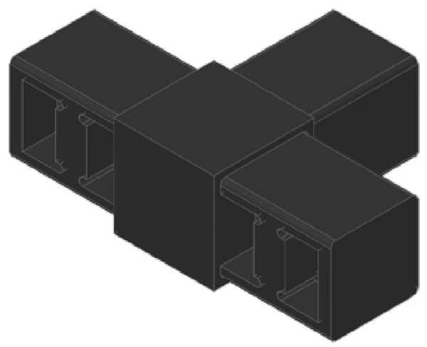 Tee Connector, 3-Way, Series 13, Faztek, Mfr#: 13FT9230