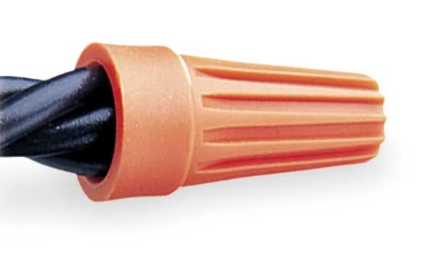 Twist On Wire Connector, 22-14 AWG, PK100, Buchanan, Mfr#: WT3-1