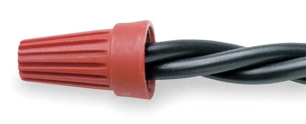 Twist On Wire Connector, 18-8 AWG, PK100, Buchanan, Mfr#: WT6-1